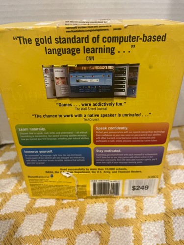 OPEN BOX ROSETTA STONE TOTALE SPANISH LEVEL 1 - Picture 3 of 6