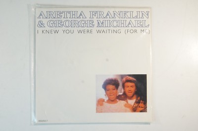 Aretha Franklin George Michael I knew you were waiting MINT OVP EPC6502537 B4298