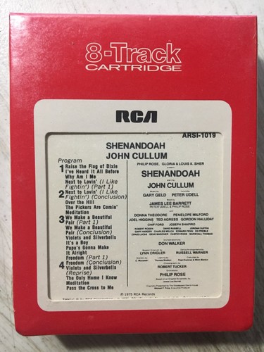 Shenandoah Original Broadway Cast Recording 8 Track Tape NEW! John Cullum 1975 - Imagen 2 de 3