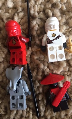 Lego Kai Ninjago Minifigures Lot Kai ZX Rattla Zane ZX Scout