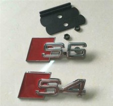 New Metal For S4 S6 Grill Badge 3d Metal Sline Front Racing Grille Emblem
