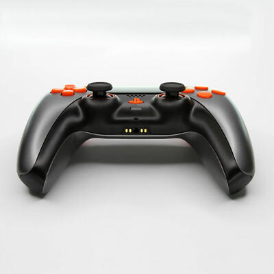 Gunmetal Fury PS5 Controller Black Gray Killscreen PlayStation DualSense Clicky - Foto 5