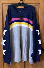 TORRID SWEATER LONG SLEEVE SWEATSHIRT  TOP  5X 5 28 6 6X 30 NEW