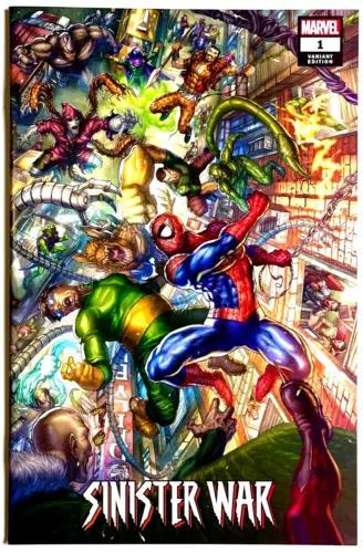 SINISTER WAR #1 ALAN QUAH EXCLUSIVE VARIANT 2021 MARVEL COMICS NM