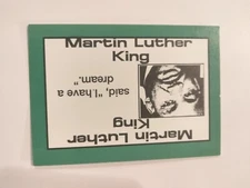 PERSPECTIVE Time Line Game MARTIN LUTHER KING 1992 card used History free ship