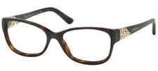 BVLGARI Womens 4104 B 504 Dark Havana Eyeglasses New Authentic 54mm