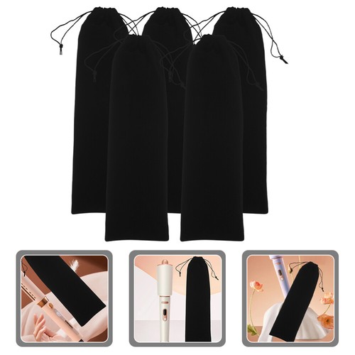 5St Tragbar Kordelzug Glätteisen-Halter Halter Für Lockenstab - Bild 9 von 12