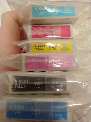 Epson Photo Stylus RX700 INKS T559420, T559120, T559220, T559320, T559520....