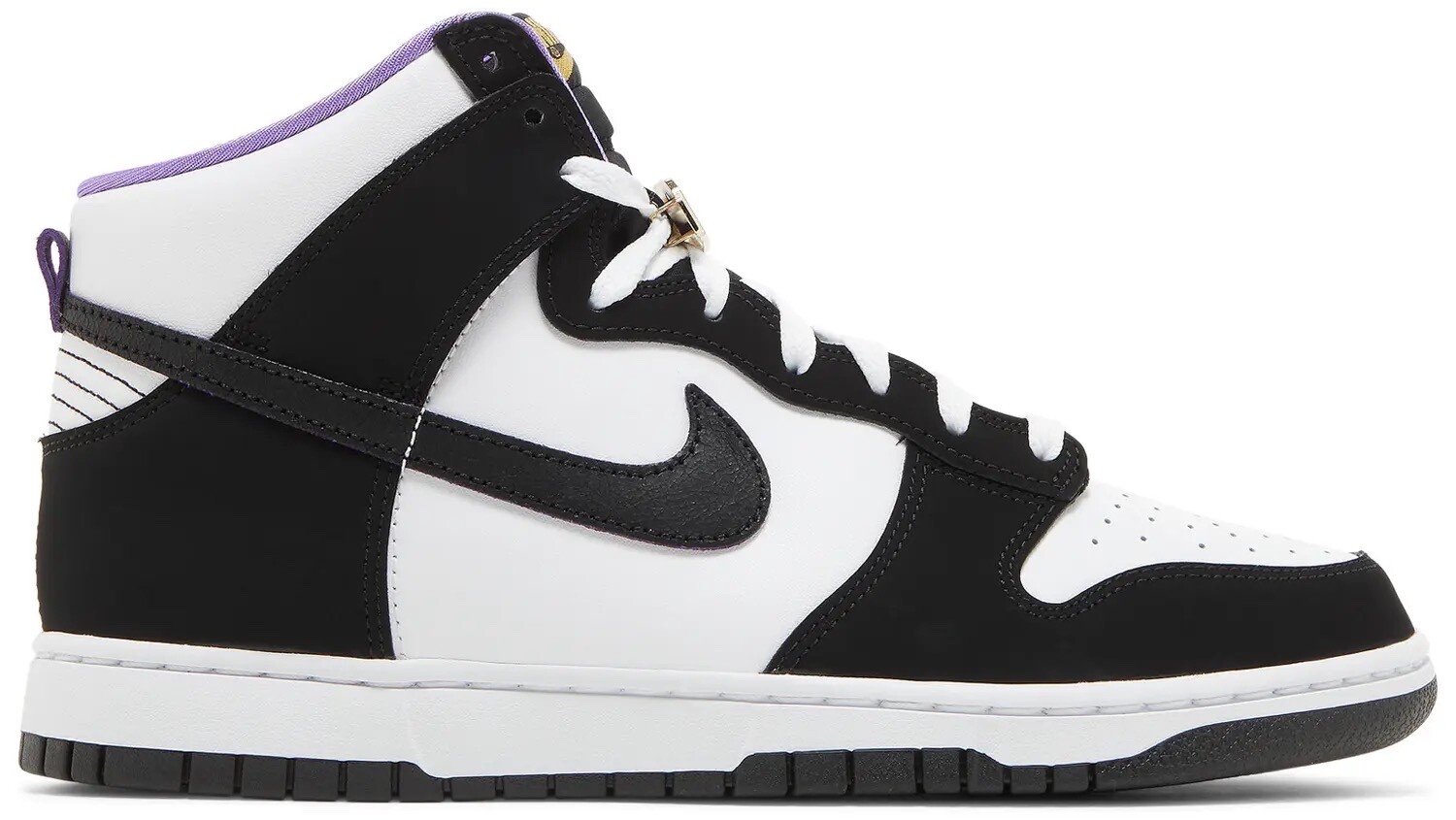 Кроссовки Nike Dunk Hi High Retro PRM EMB Black White Action Grape DR9512-001 Мужские 12.5