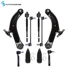 Front Lower Control Arm Ball Joint Sway Bar Tie Rod For 2007-2012 Nissan Sentra