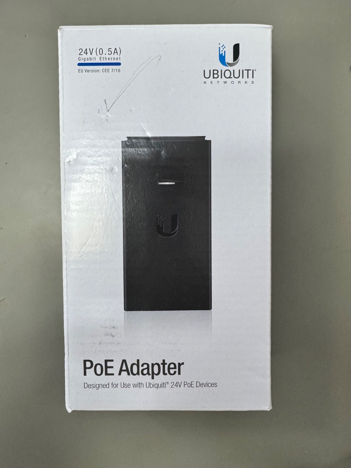 Ubiquiti PoE Adapter Gigabit Ethernet 24V ( 0.5A )