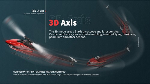 Wltoys XK K110S 6CH 3D 6G System Single Paddle Brushless RC Helicopter Aircraft - Picture 4 of 18