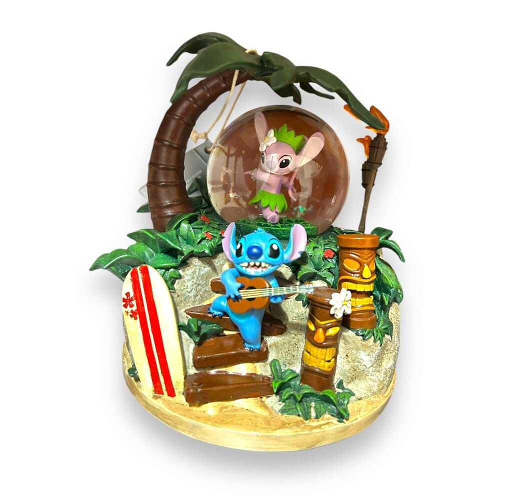 Disney snow globe musical Stitch and Lilo Disneyland Paris | eBay