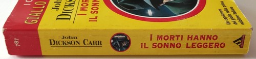 Classici Giallo Mondadori I Morti Hanno Sonno Leggero John Dickson Carr 1997(L89 - Picture 2 of 3
