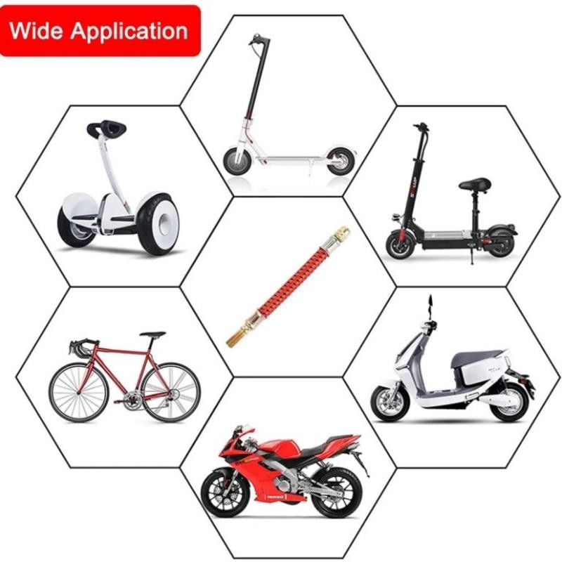 Tyre Valve Extension Adaptor For M365 Electric Scooter Pump Extended Infla;yg