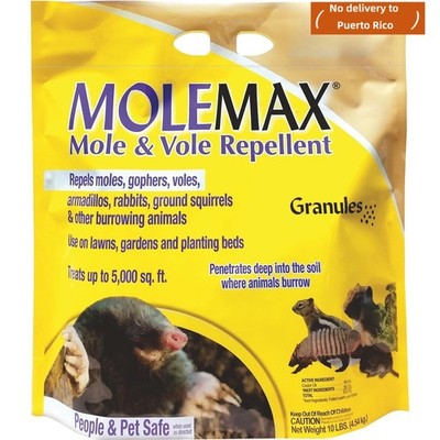   Mole Max 10 lb Mole & Vole Repellent Granules Ready-to-Use new