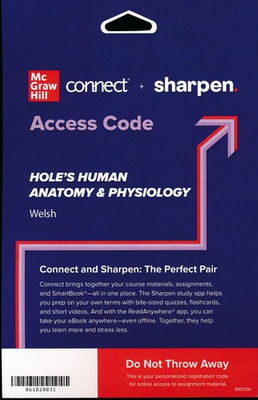 #ad Connect Access Code Card Hole#x27;s Human Anatomy amp; Physiology 16th Lyon College $224.29