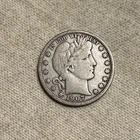 1907-D 50c Barber Silver Half Dollar - Fine/VF - QA
