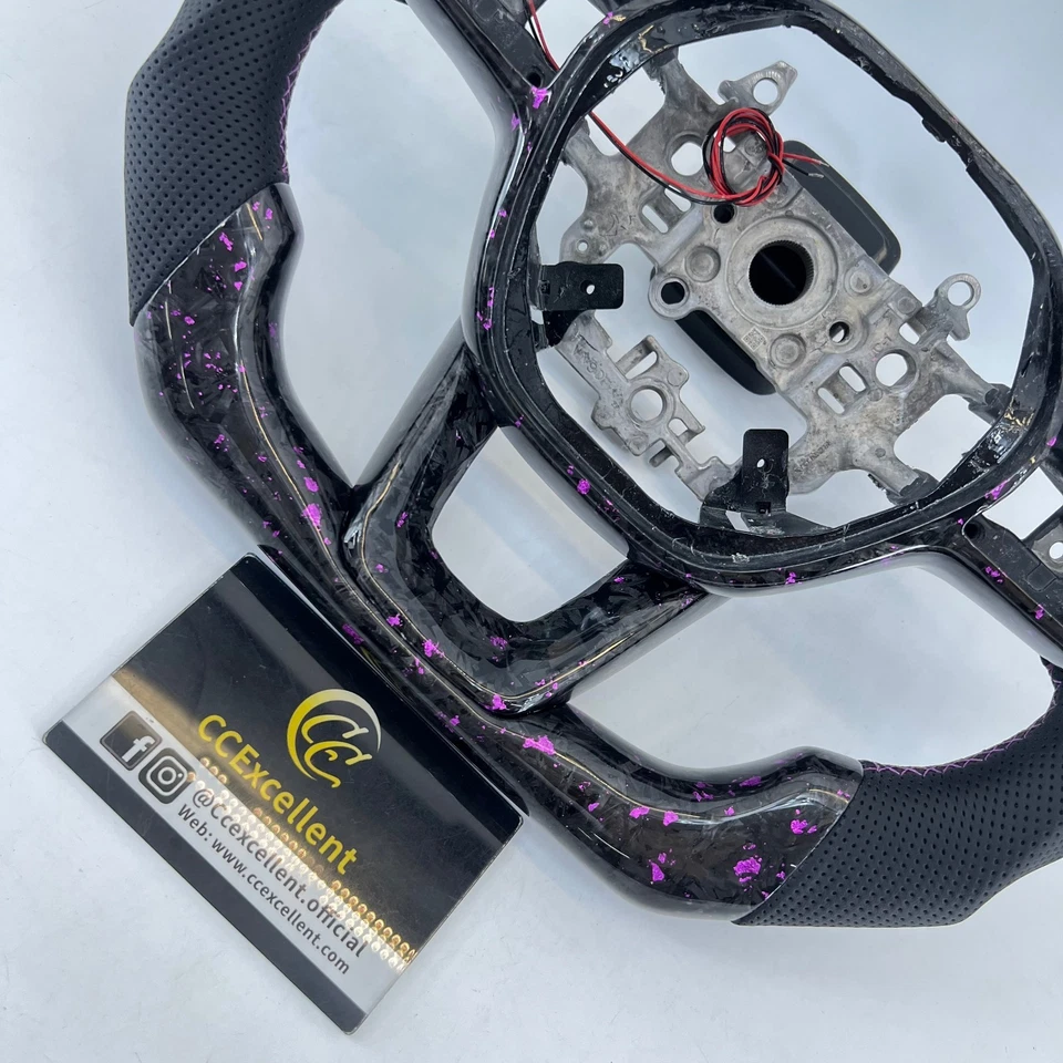 Volante de fibra de carbono real Accord para 11ª generación Honda civic (FL5)/12ª generación Foto 4 de 4