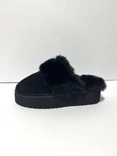 BCTEX Coll Womens Fuzzy Slippers Black Size 7 M