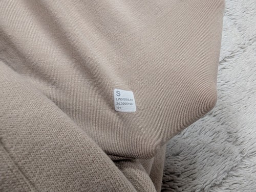 Lululemon Jogginghose Damen S Beige Taupe Scuba Mid-Rise Oversized Jogger - Bild 8 von 10
