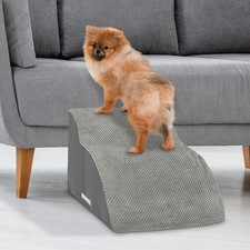Dreamcatcher 2 Step Dog stairs for bed, Density Foam Pet Steps For High Bed Sofa