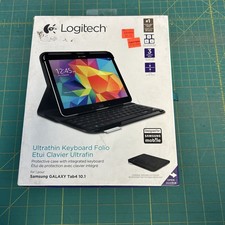 Genuine Logitech Ultrathin Keyboard Folio for Samsung GALAXY Tab4 10.1 Recertifi
