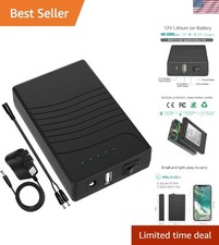 Versatile 12V 3000mAh Lithium-Ion Battery Pack with Charger - Multi-Device Use
