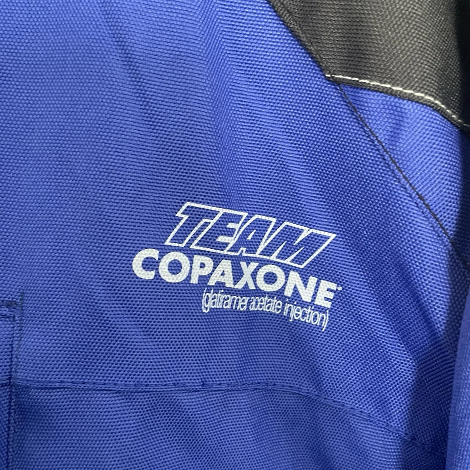 Jaqueta de Snowmobile Coldwave Masculina XL Azul Preta Forrada com Zíper Isolada Scotchlite - Imagem 3 de 4