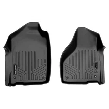 SMARTLINER SA0126 Front BLACK Floor Liners for Ram Pickups