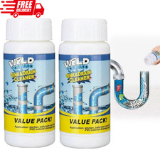 2 Pcs Sink and Drain Cleaner Wild Tornado Pipe Dredge Drain Cleaner for Toilet