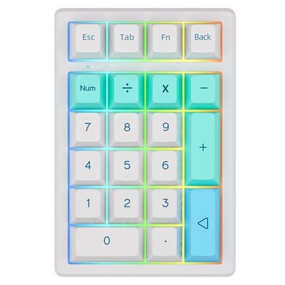 K21 Mechanical Number Keypad Wireless Bluetooth 5.0/2.4GHz RGB Hot-Swappable