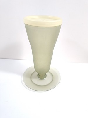6 Vintage Tupperware Parfait Dessert Plastic Cups With Lids (Missing 1 lid) NOS