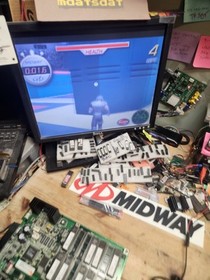THE GRID PCB JAMMA ARCADE BOARD U53 SECURITY CHIP!!! MIDWAY 