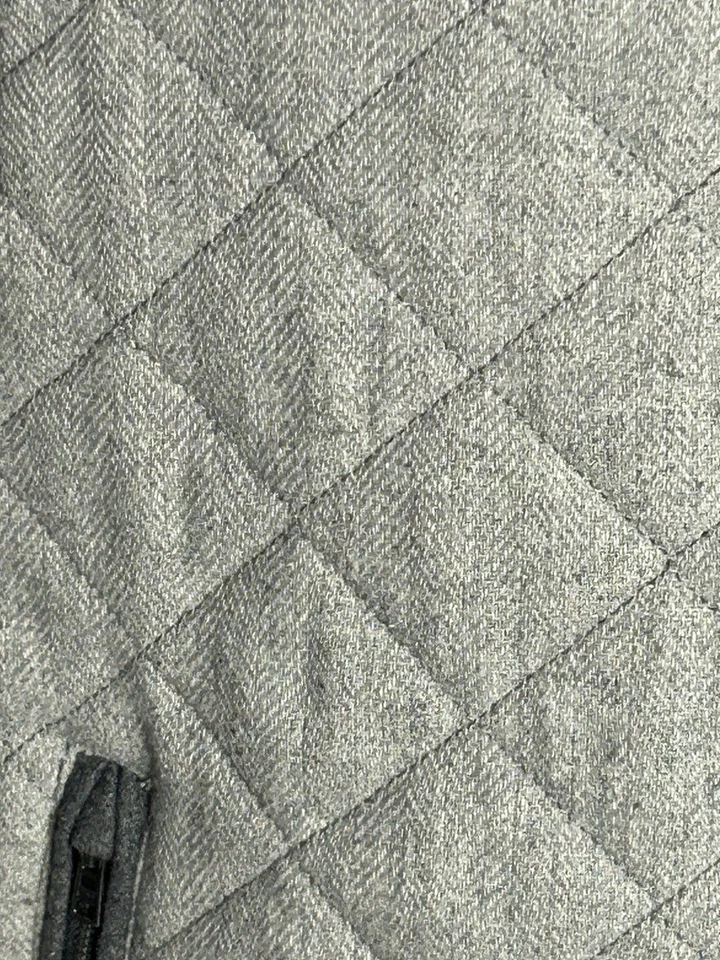 BKE Jeans Co Men Size Large INSULATED Quilted Sleeveless WOOL Puffer Vest jacket - Image 4 of 4