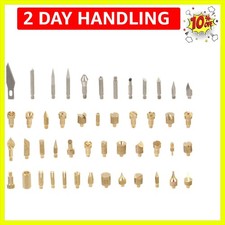 Woodburning Tool 1 Set Wood Burning Kit, 53 Pcs Soldering Iron Tips and Burni...