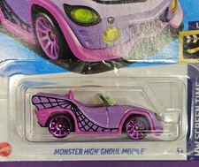 Hot Wheels Monster High Ghoul Mobile New For 2024 HW Screen Time 1/10 3/250