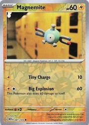 Magnemite 081/165 Reverse Holo Common Scarlet & Violet 151