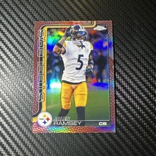 2025 Topps Chrome Football - Jalen Ramsey #191 Pig Skin Refractor - Steelers