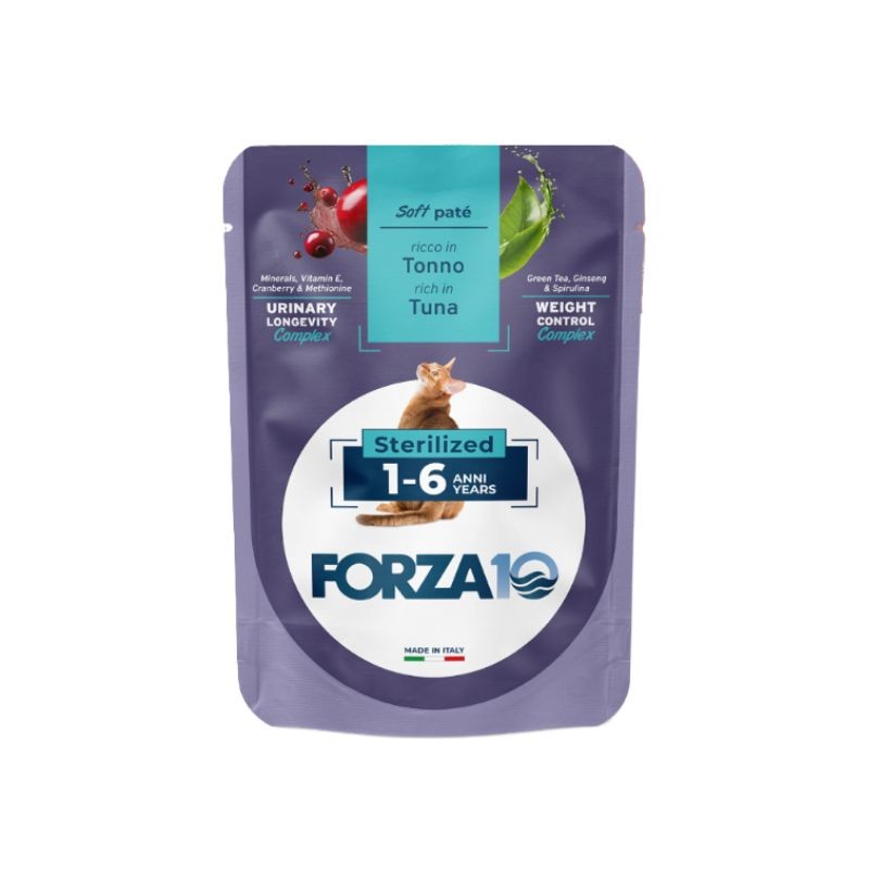 Forza10 Botanic Urinary Adult Sterilized al Tonno - 80 g, 12 pezzi - Immagine 2