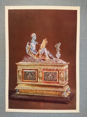 Vintage Postcard AK Writing Set Box Wenzel Jamnitzer Nürnberg