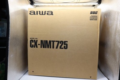 Vintage Aiwa Stereo System CX-NMT725 Powers On Probably Needs Cassette Belts