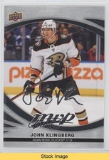 2023-24 Upper Deck MVP Silver Script John Klingberg #37 READ kr0