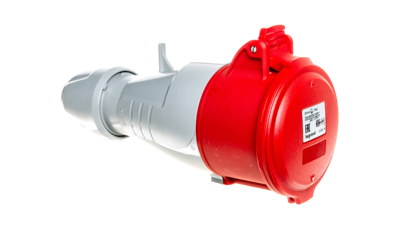 Portable bay 32A 5P 400V red IP44 P17 TEMPRA 555219