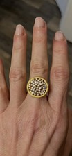 Freida Rothman Statement Ring Size 7