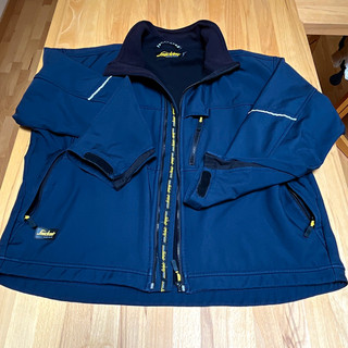 Snickers Workwear Softshell Arbeitsjacke Blau mit Reflexstreifen Größe XXL