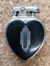 Ronson 1937 Heart Lighter – Art Deco - Not Monogramed  Working!  Rare!