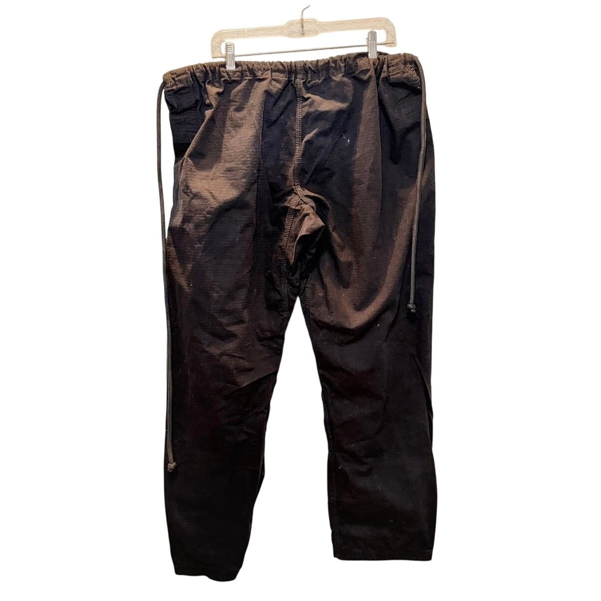 First Roll Martial Arts Training Pant A4 XL Black Karate BJJ Jiu 