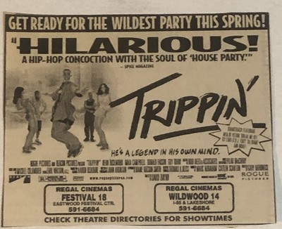 Trippin  Donald Faison Movie Vintage Print Ad Tpa36