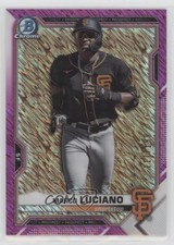 2021 Bowman Chrome Prospects Fuchsia Shimmer Refractor /199 Marco Luciano 0q4s